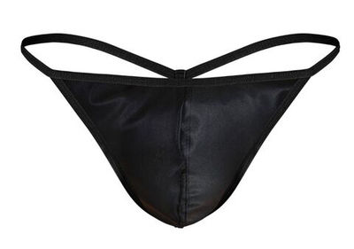 Черные мужские трусы-стринги Darkzone (Размер: M) (Цвет: черный)