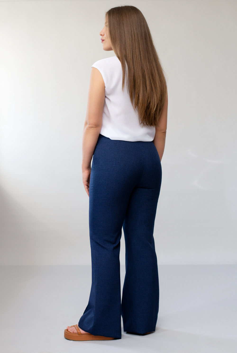 Брюки женские 3965ВП, темно-синий #38ТС023965ВП