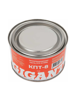 Теплопроводящая паста КПТ-8 1кг. Gigant GTP-8-1000