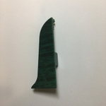 Заглушка правая к плинтусу "LIDER-62" 275 Зеленый