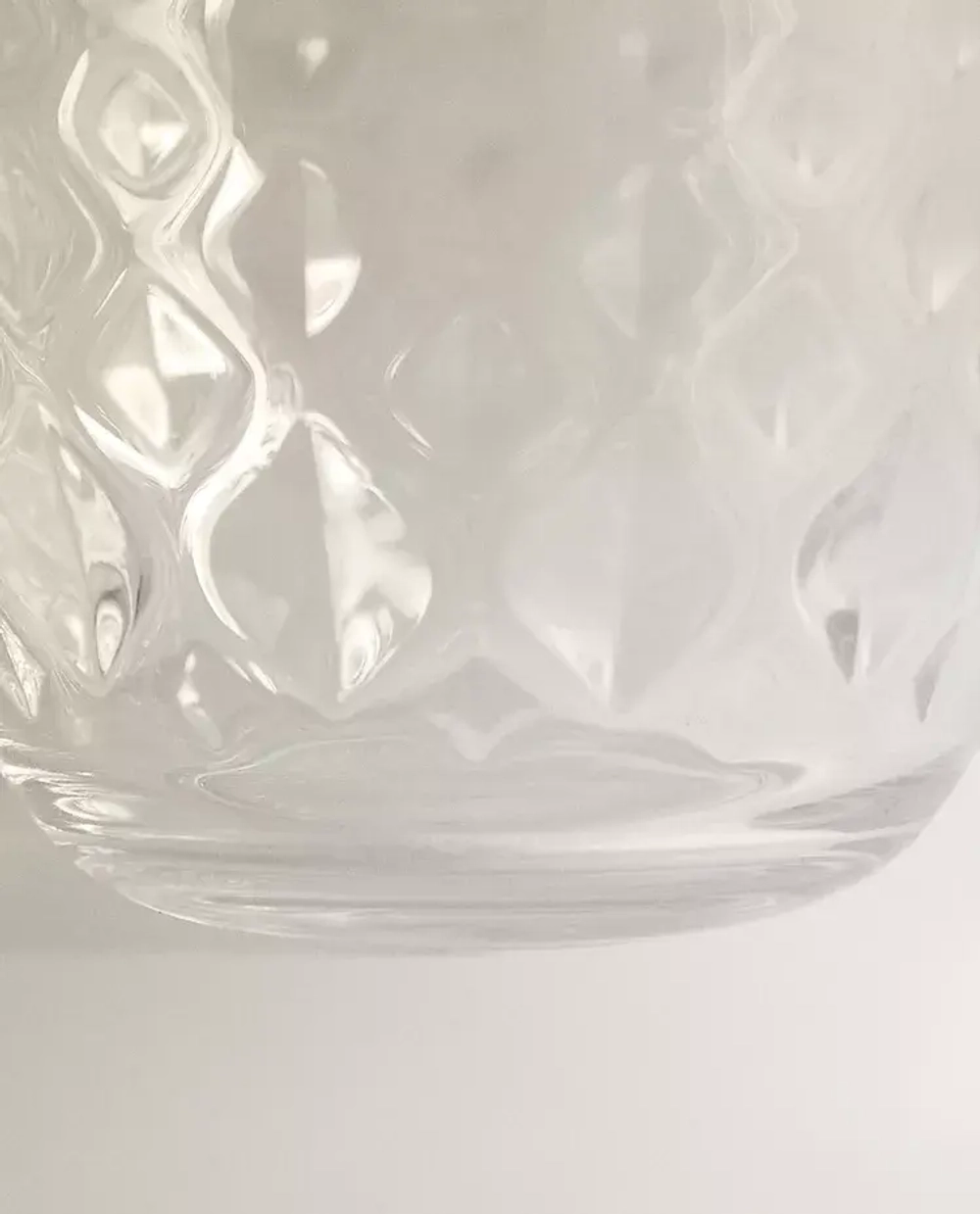 ZARA HOME СТАКАН С РЕЛЬЕФНЫМ УЗОРОМ, ПРОЗРАЧНЫЙ