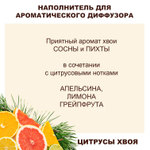 ЦИТРУСЫ И ХВОЯ - Наполнитель для ароматического диффузора