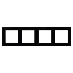 Рамка стеклянная FRM-GLARE-GS-4-BK (Arlight, -) 043803