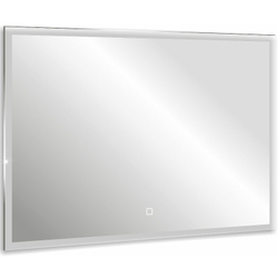 Зеркало Abber See 80 AG6108SL-0.8 с подсветкой Серебро с сенсорным выключателем и диммером