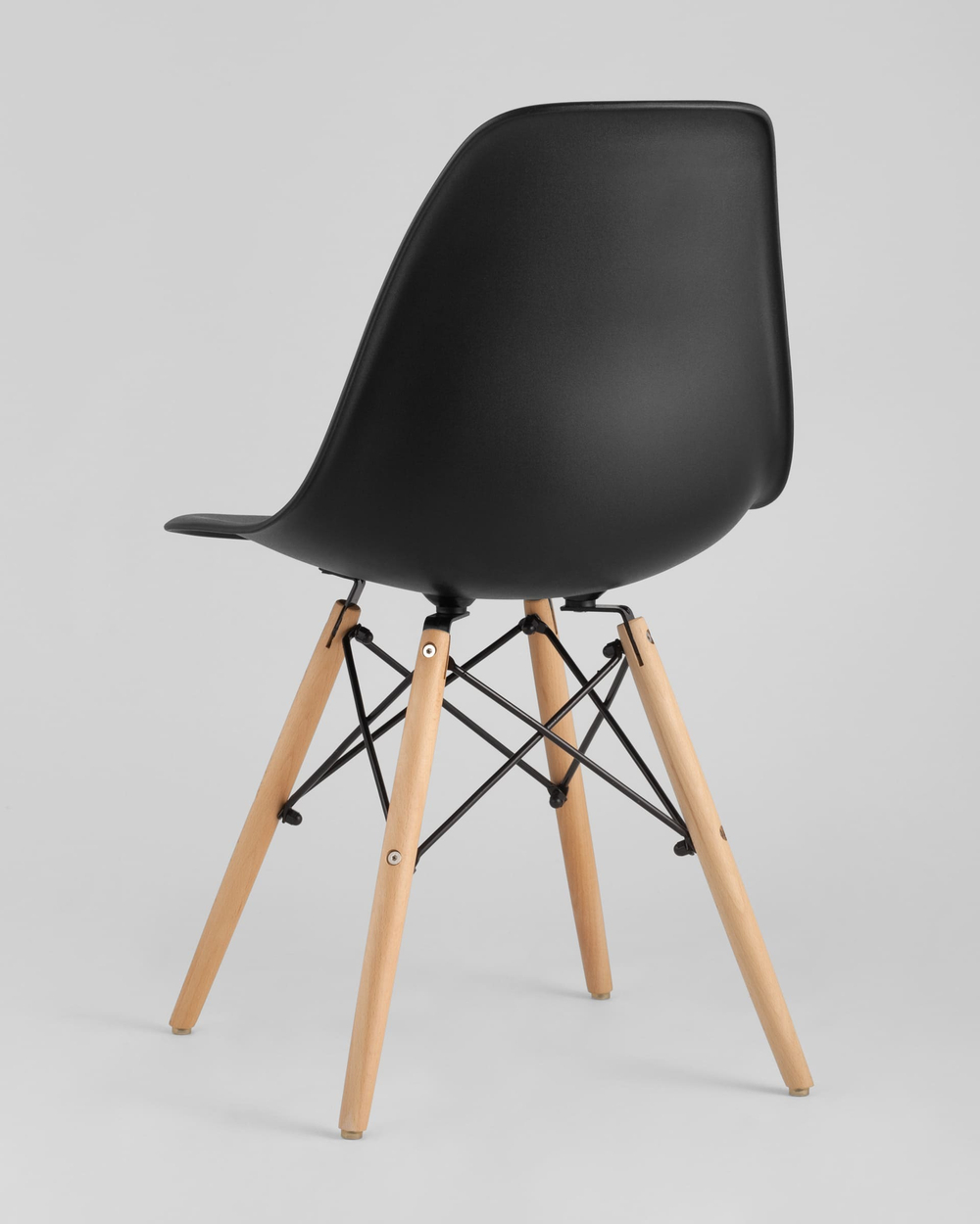 Стул Eames Style DSW черный (разборный каркас)