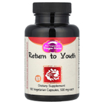 Dragon Herbs, сила молодости, 500 мг, 100 вегетарианских капсул