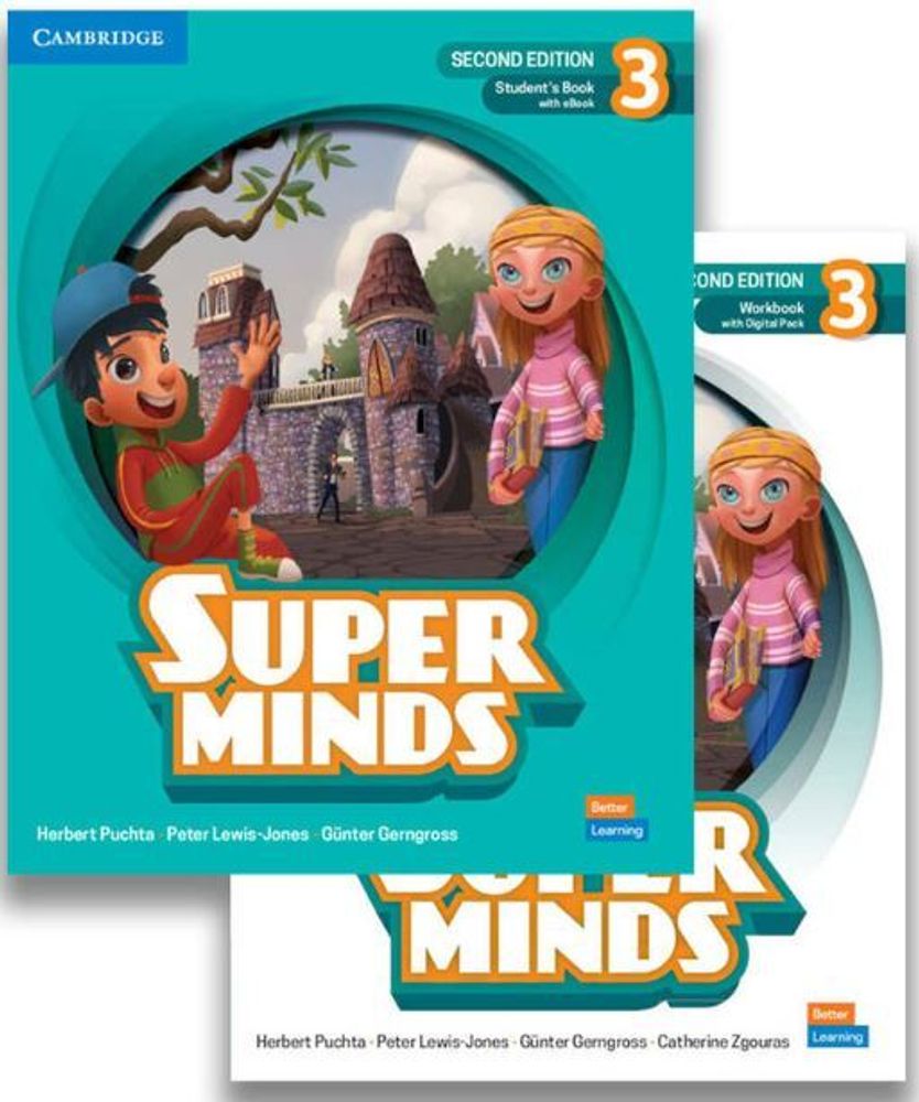 Купить Super Minds 3 (2 Ed) Комплект SB+WB+CD с доставкой по России