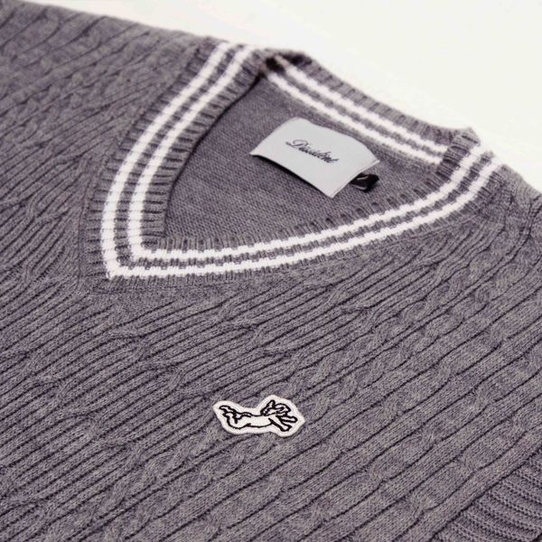 Жилет Angel Cable Vest серый - фото 7