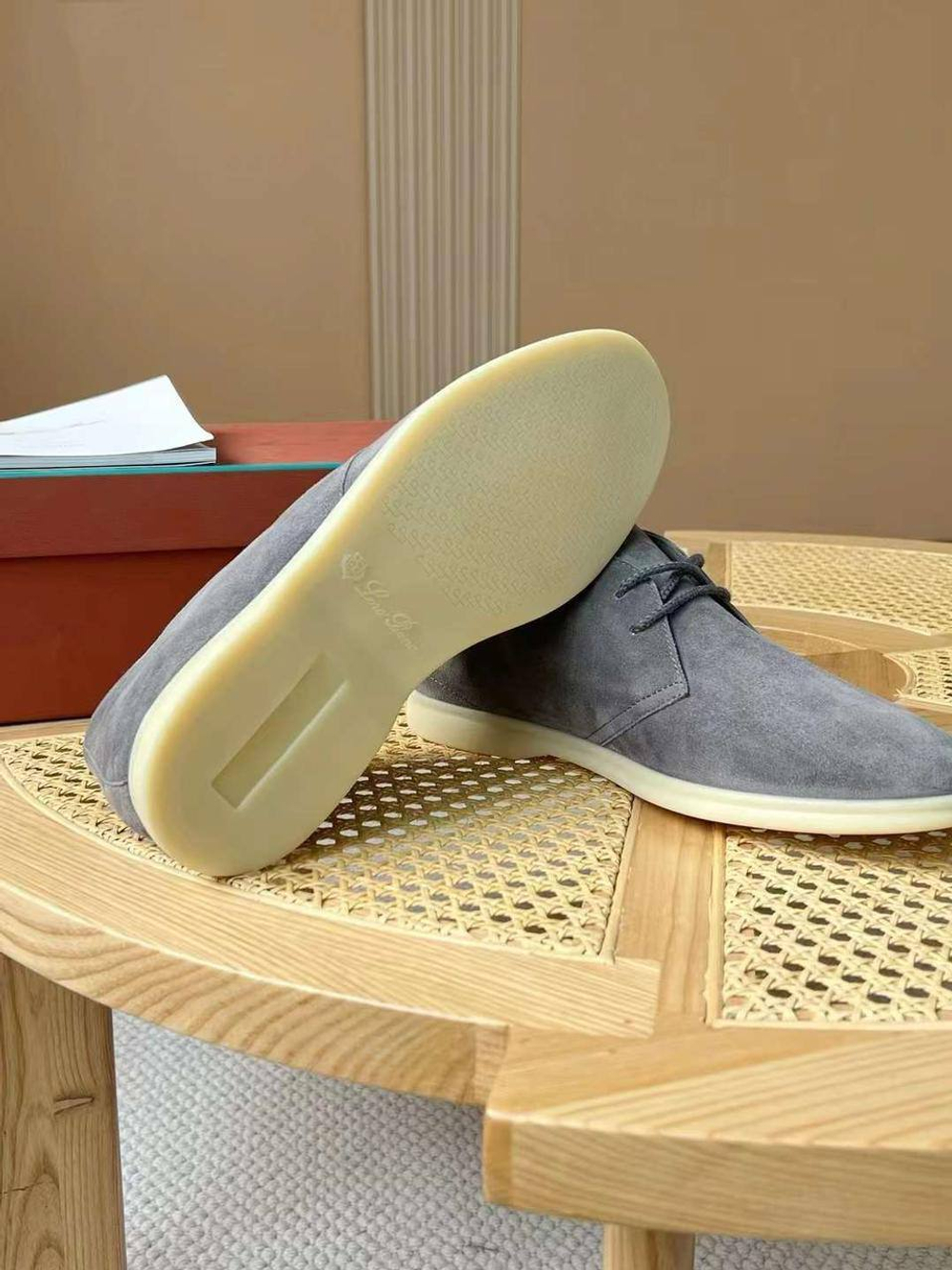 Высокие лоферы Loro Piana