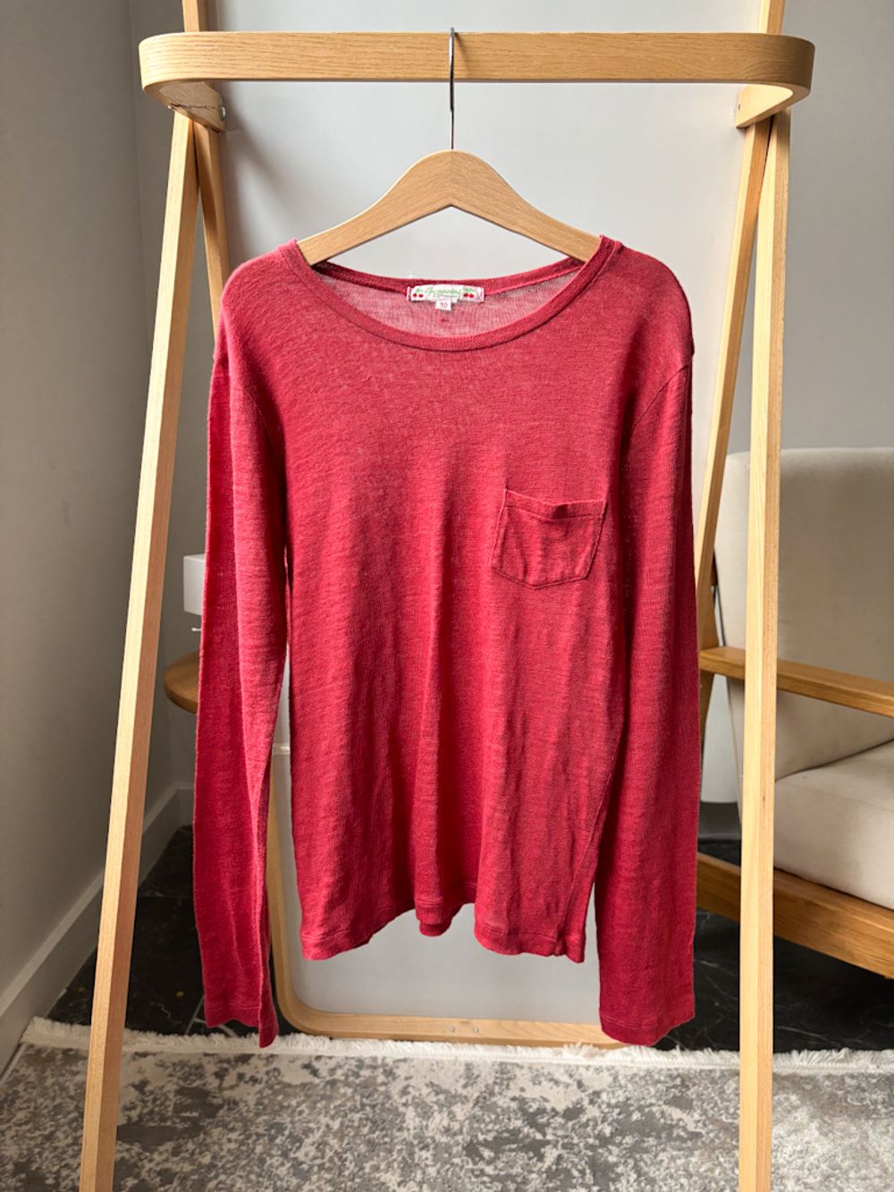 Льняной лонгслив Bonpoint, 140