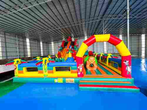 Коммерческий надувной батут "Змей Горыныч 3"  3 модуля 18*10*9 м