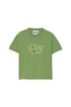 ZARA X BENITO ANTONIO ФУТБОЛКА С НАДПИСЬЮ, ЗЕЛЕНЫЙ