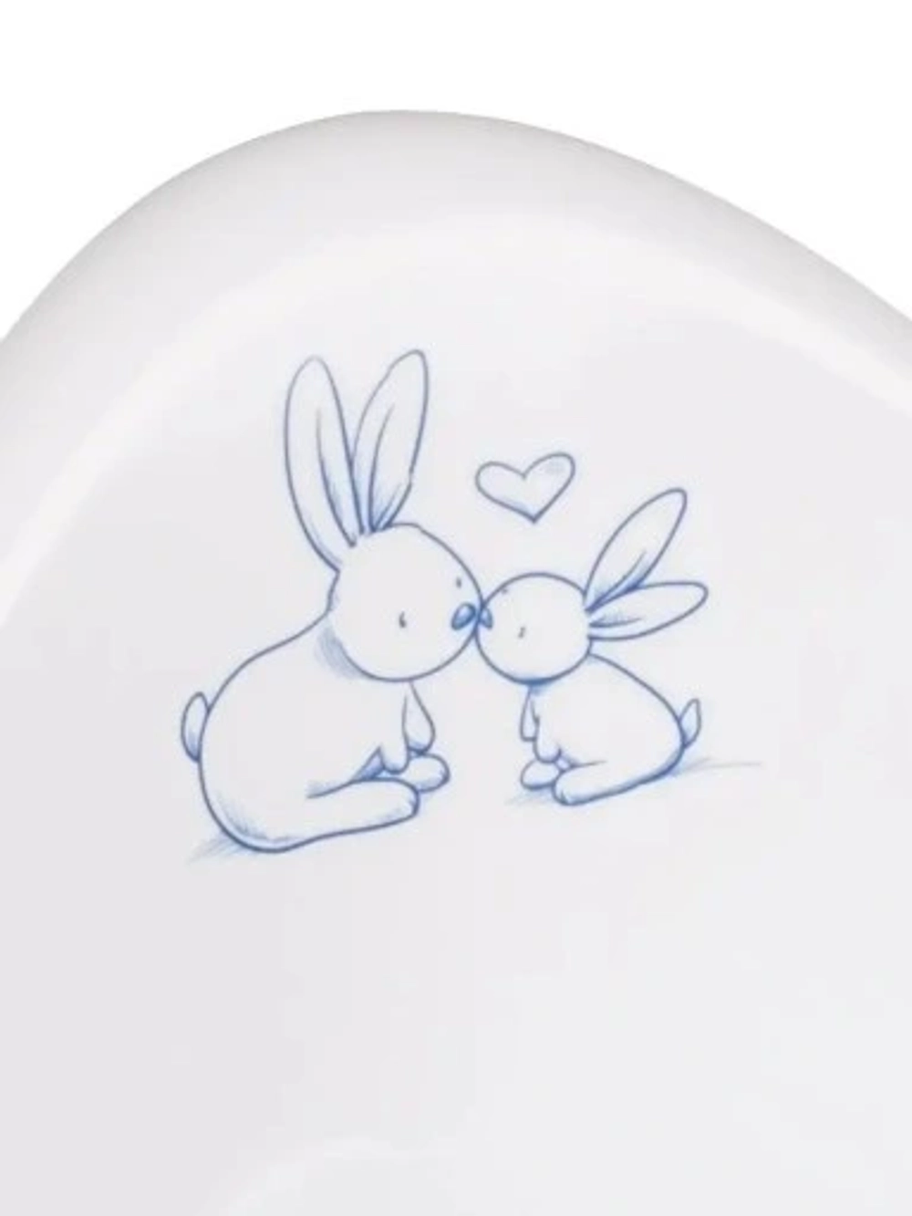 Детская ванна "Кролик" 102 см, белый, со сливной пробкой