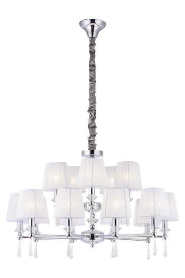 8902/10+5CR CHROME (1) Люстра (NW)