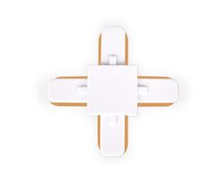 Ambrella Коннектор Х-образный однофазный для соединения трековых шинопроводов Track System GL7082