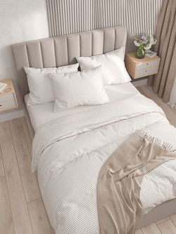 Наволочка комплект 2шт сатин Milky Garden "Lester" 40x60 см на молнии