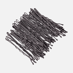 Невидимки волнистые черные IPARIKMAHER 60 мм 50 шт