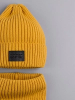 Шапка для мальчика со снудом демисезонная