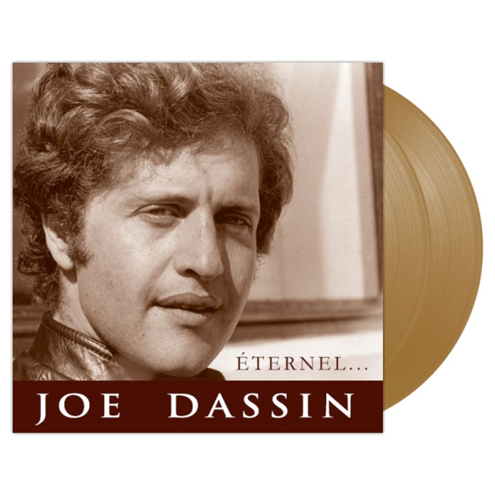 Joe Dassin. Eternel. Coloured (2 LP). Сборник лучших песен Джо Дассена на двойном золотом виниле.