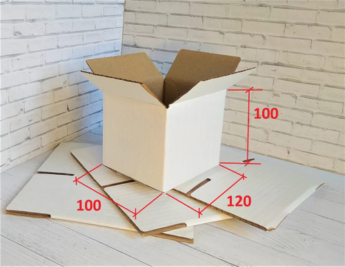 Коробка 120х100х100 мм (белая)