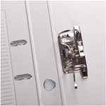 Папка-регистратор OfficeSpace, 50мм, бумвинил, с карманом на корешке, бордовая