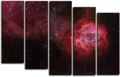 Модульная картина "Звездное полотно"