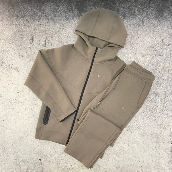 Костюм Nike x Nocta Tech Fleece zip logo brown