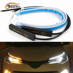 45 см / Светодиодная лента (45 см.) двух режимная (ДХО+поворотник), TG (2 шт./ комплект)