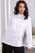 Рубашка хлопковая Асгарда (белая) Б14567-31М LT Collection