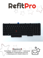 Клавиатура для ноутбука Lenovo P51/P71 раскладка - английская, без подсветки, черная (01ER951), оригинал