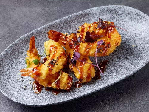 Хрустящие креветки