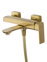 Смеситель для ванны с душем WONZON & WOGHAND DIAMOND, Брашированное золото (WW-88639011-BG)