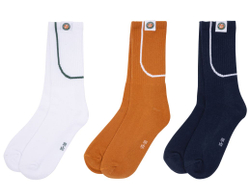 Теннисные носки Roland Garros Logo 3P - white/navy/clay