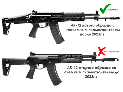 ДТКП BOLTCORD (6 камер), калибр 5.45, байонет АК-12 2023,газоразгруженный (BC-D42-X6-223 АК12 G3)