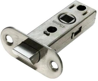 Защелка скругленная межкомнатная OL6-45 никель матовый