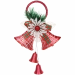 Украшение новогоднее «Звонкие колокольчики» 30*19 см, Красный