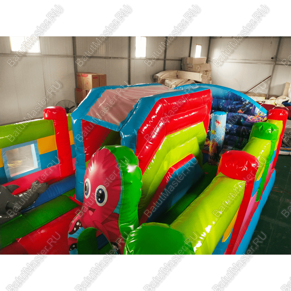 Коммерческий надувной батут "Морские обитатели 2"