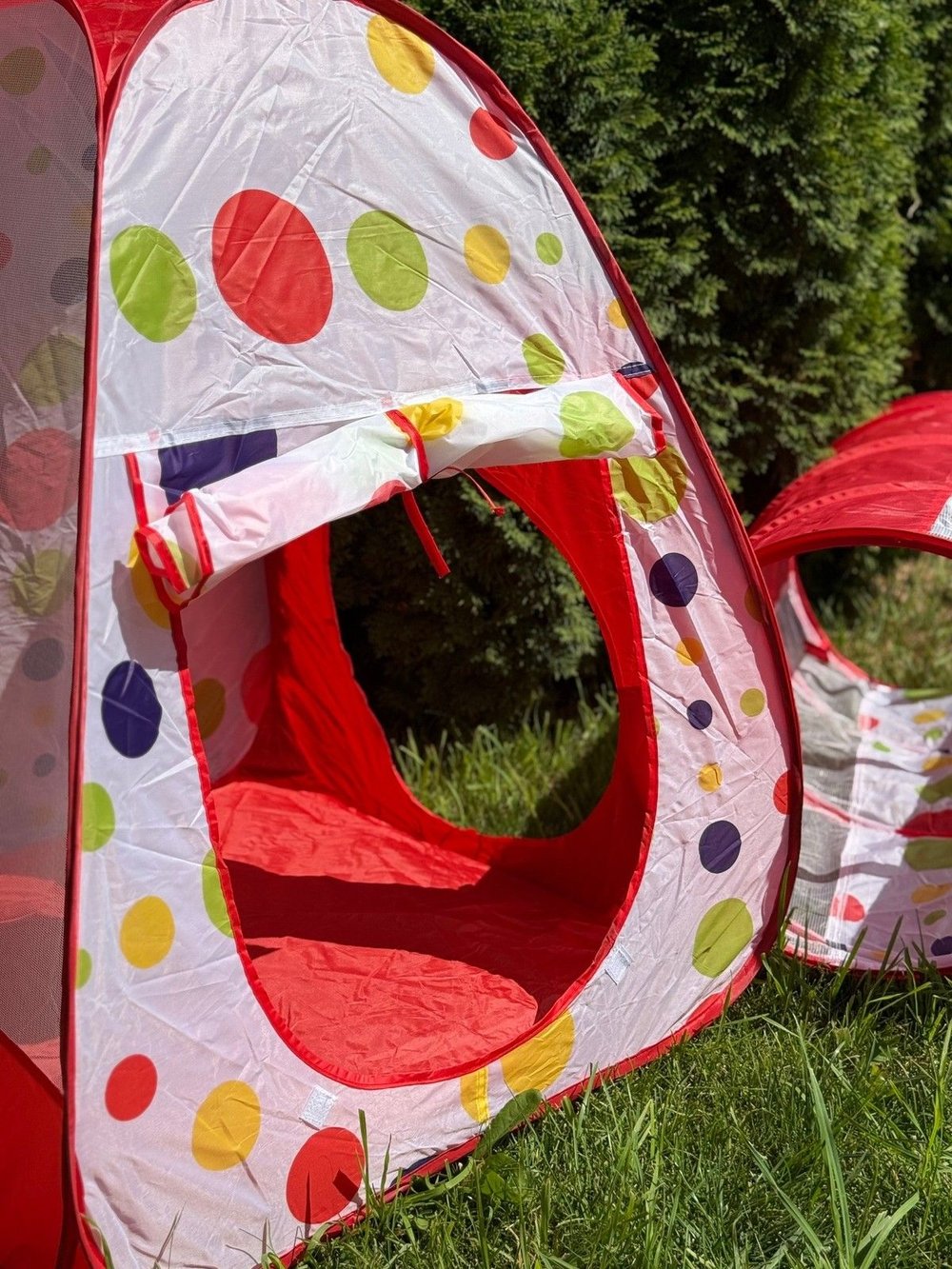 Детская палатка для игр с туннелем 200х90х95 см (201726072)