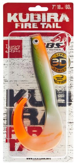 Твистеры LJ 3D BBS Series KUBIRA FIRE TAIL 7,0in (17,50)/PG43 1шт.