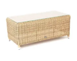 "Кон Панна" столик журнальный из искусственного ротанга, цвет соломенный