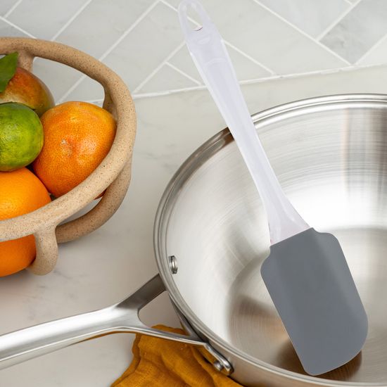 Лопатка кухонная силиконовая 24,5х5,5 см Kamille KM-7500