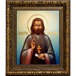 Димитрий Спасский, священномученик пресвитер. Икона на холсте.