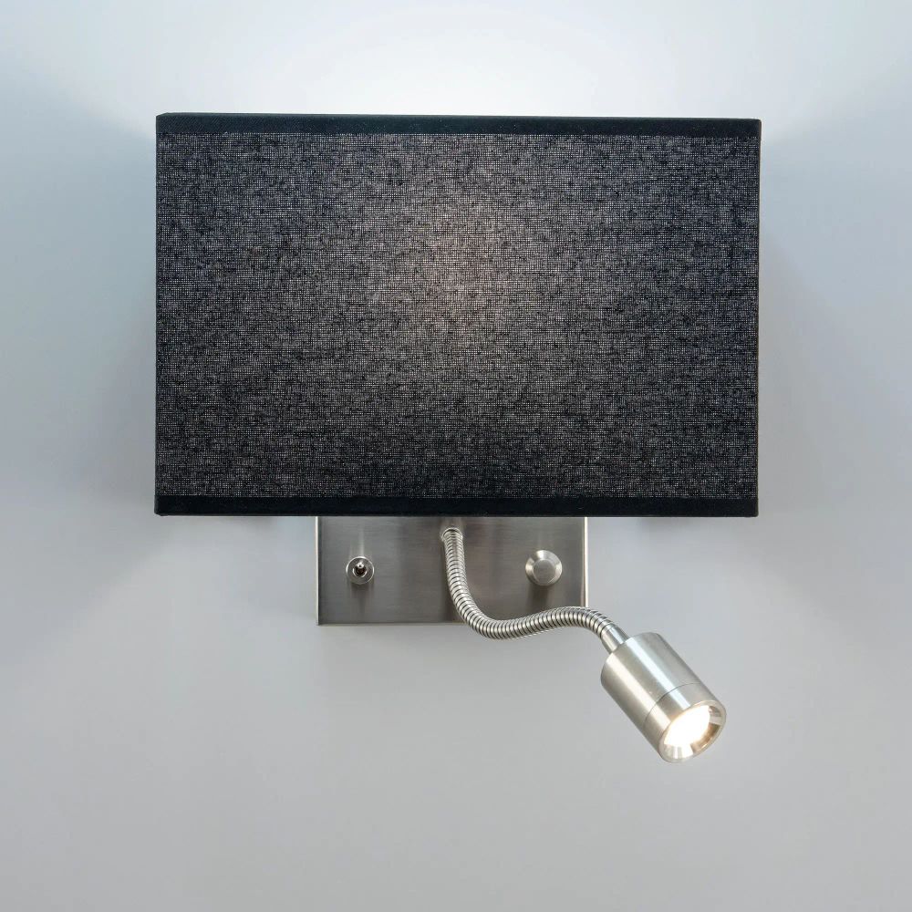 Citiluх Декарт CL704301 Бра с чёрным абажуром и диммером