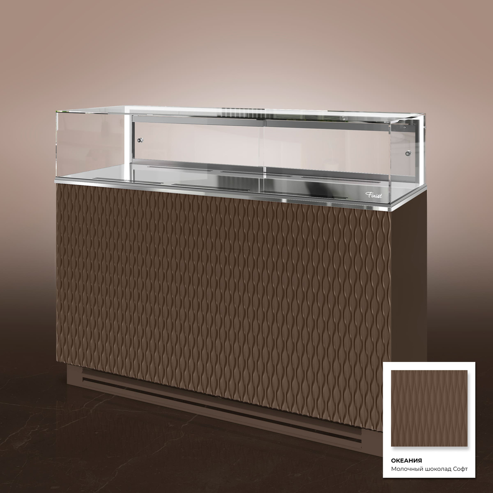 Кондитерская напольная холодильная витрина Finist GLASSIER 58 LUX