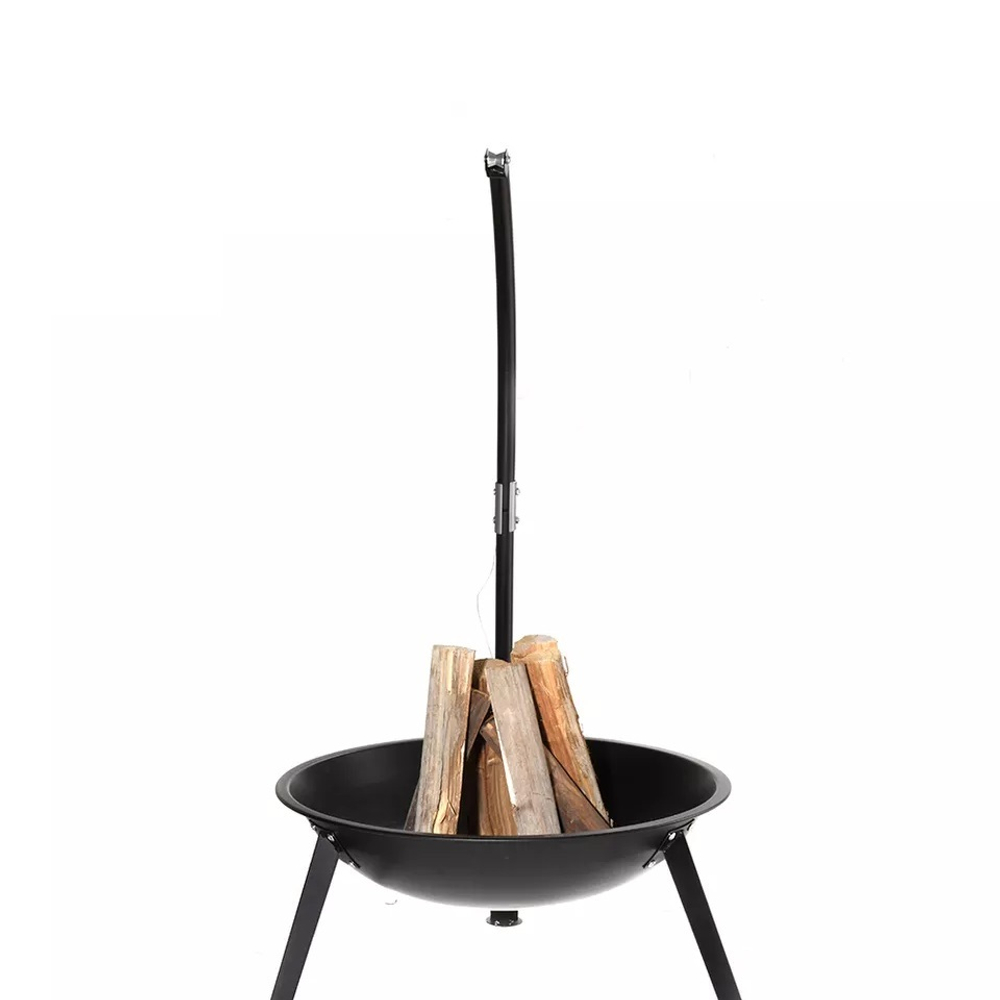 Угольный гриль барбекю со штативом German BBQ Tripod Регулируемая высота приготовления