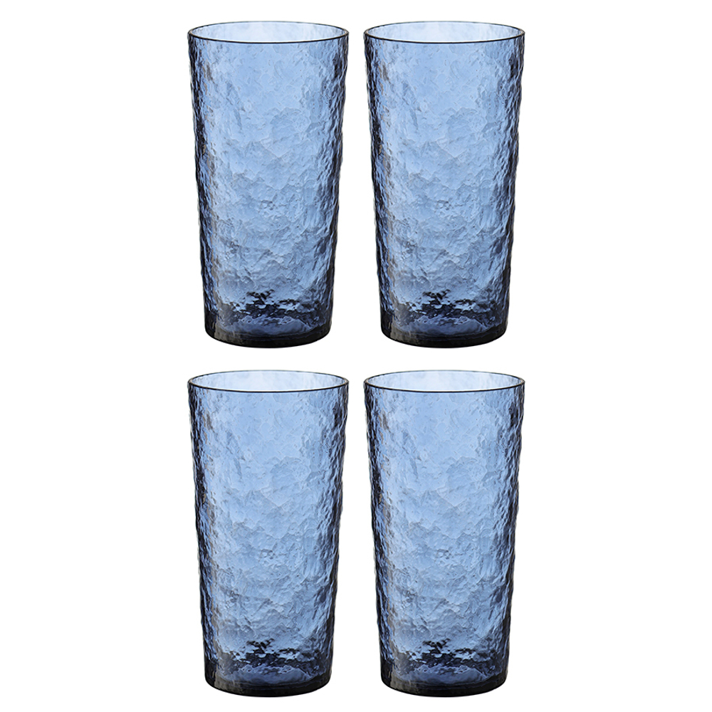 Набор стаканов из акрила arctic, 540 мл, синий, 4 шт.