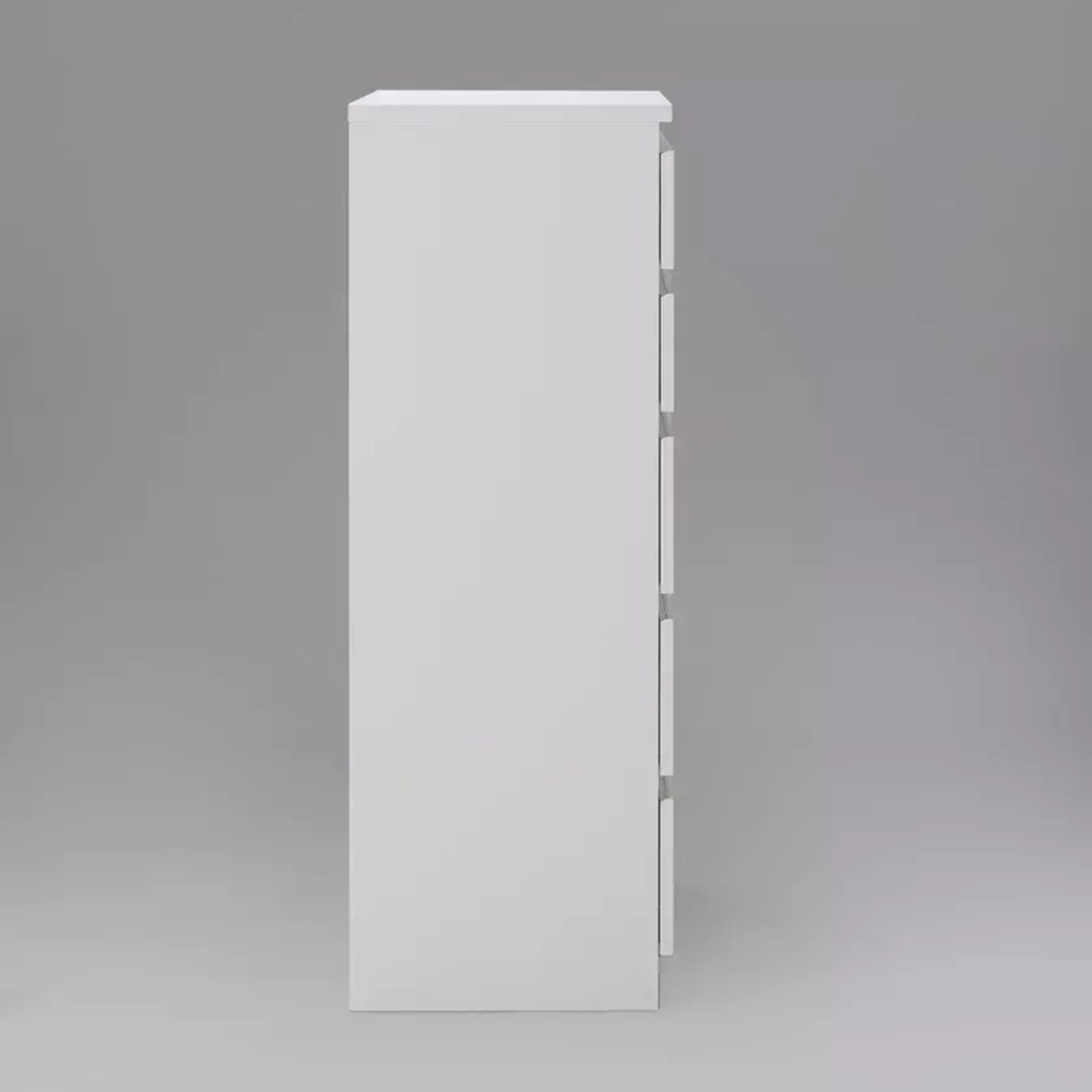 КАСТОР комод с 5 ящиками белый 65*40*111
