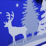 Наклейка на стекло «Морозы» 38*30 см, микс