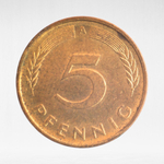 Germany, 5 Pfennigs, 1994, (Berlin Mint - "A"), XF