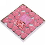 Свечи чайные в наборе 50шт «Амур-Влюбленная роза»